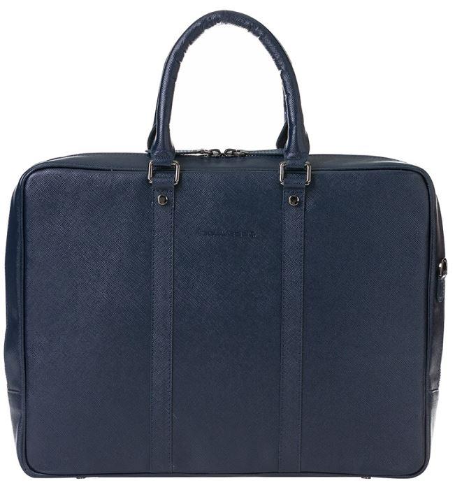 Barchello Sardis Leather Laptop Bag SNB Blue