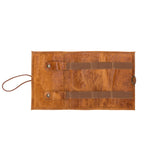 Leather Cable Accessory Carrying Bag