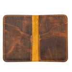 Leather Card Holder – Minimalist Slim Bifold Wallet for Men & Women (Matteo)