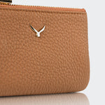 3002 Unisex Leather Coin Purse With Zipper