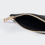 3002 Unisex Leather Coin Purse With Zipper
