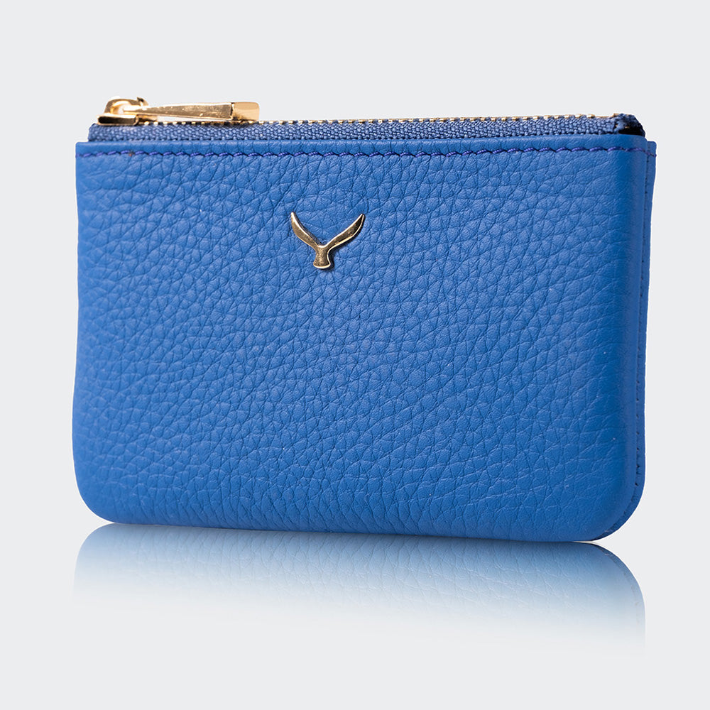 3002 Unisex Leather Coin Purse With Zipper