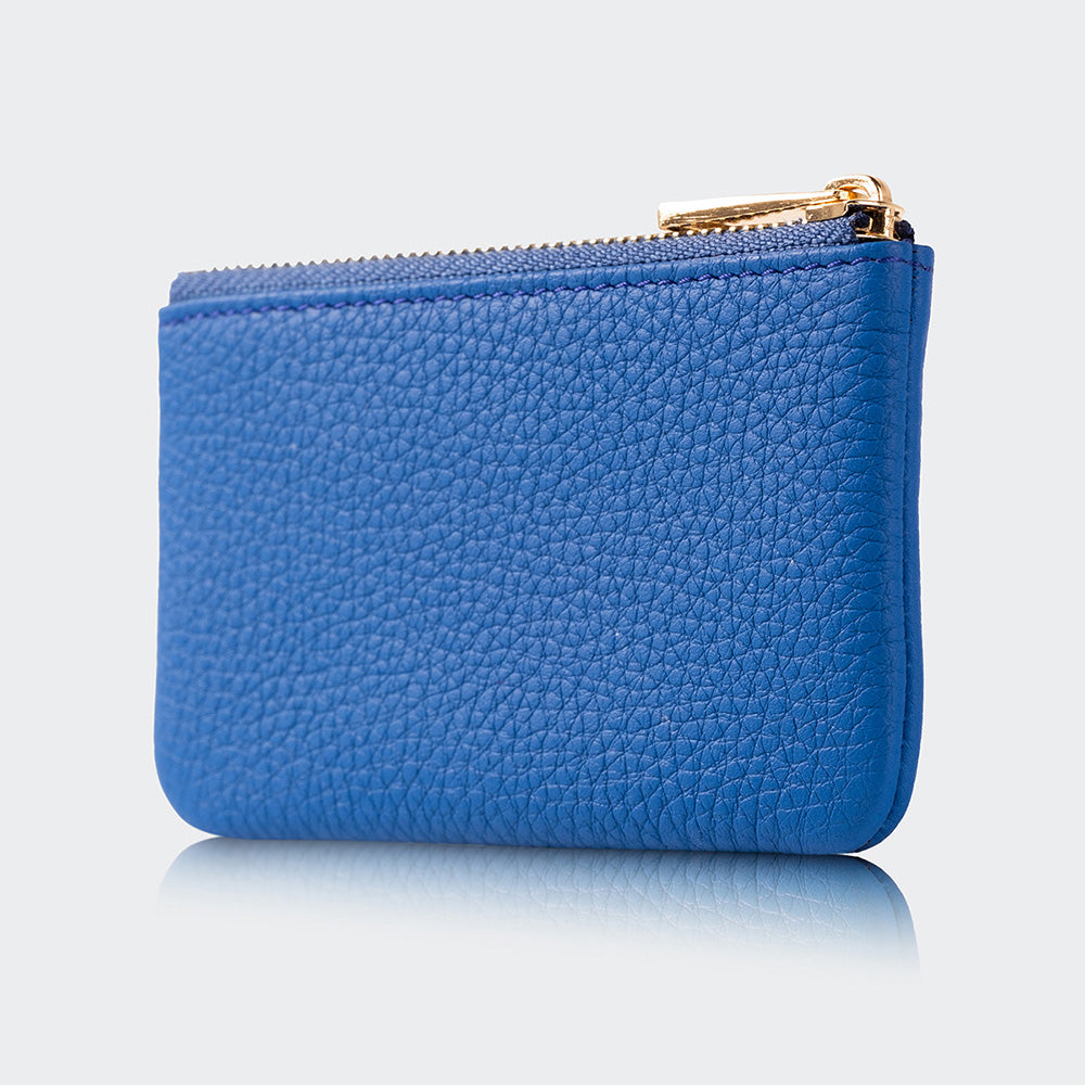 3002 Unisex Leather Coin Purse With Zipper