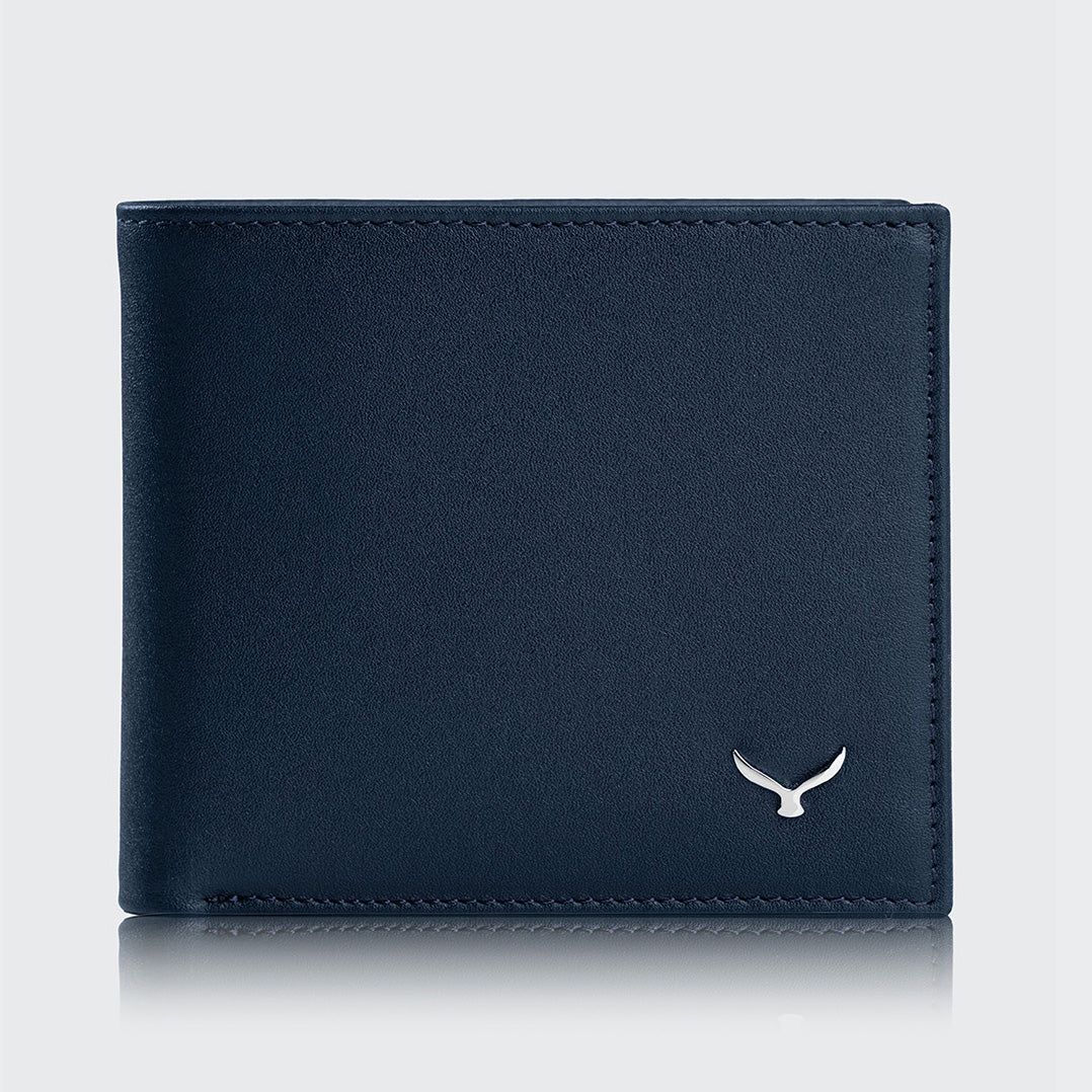 4003 Men Leather Wallet With Two Compartments And Coin Packets