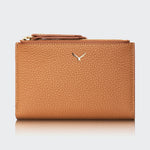 5107 Women Two Pocket Leather Wallet With Magnetic Closure