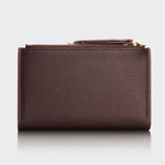 5107 Women Two Pocket Leather Wallet With Magnetic Closure
