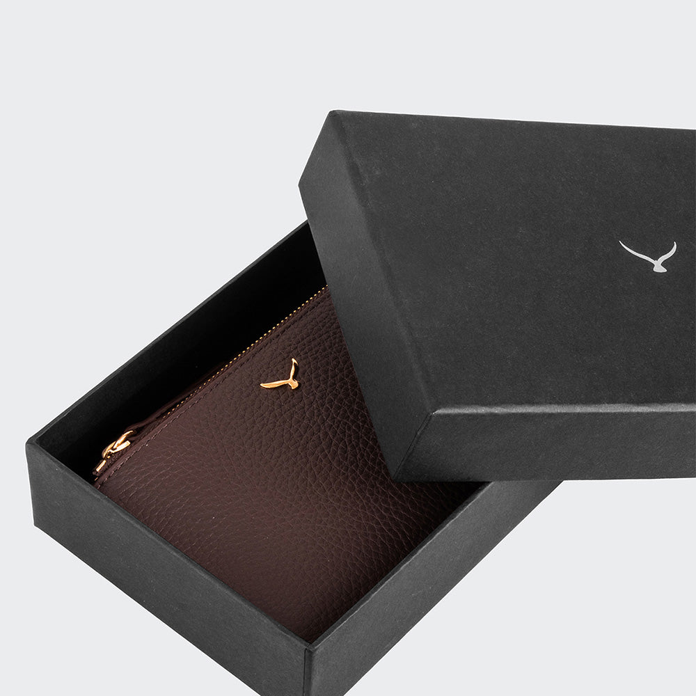 5107 Women Two Pocket Leather Wallet With Magnetic Closure