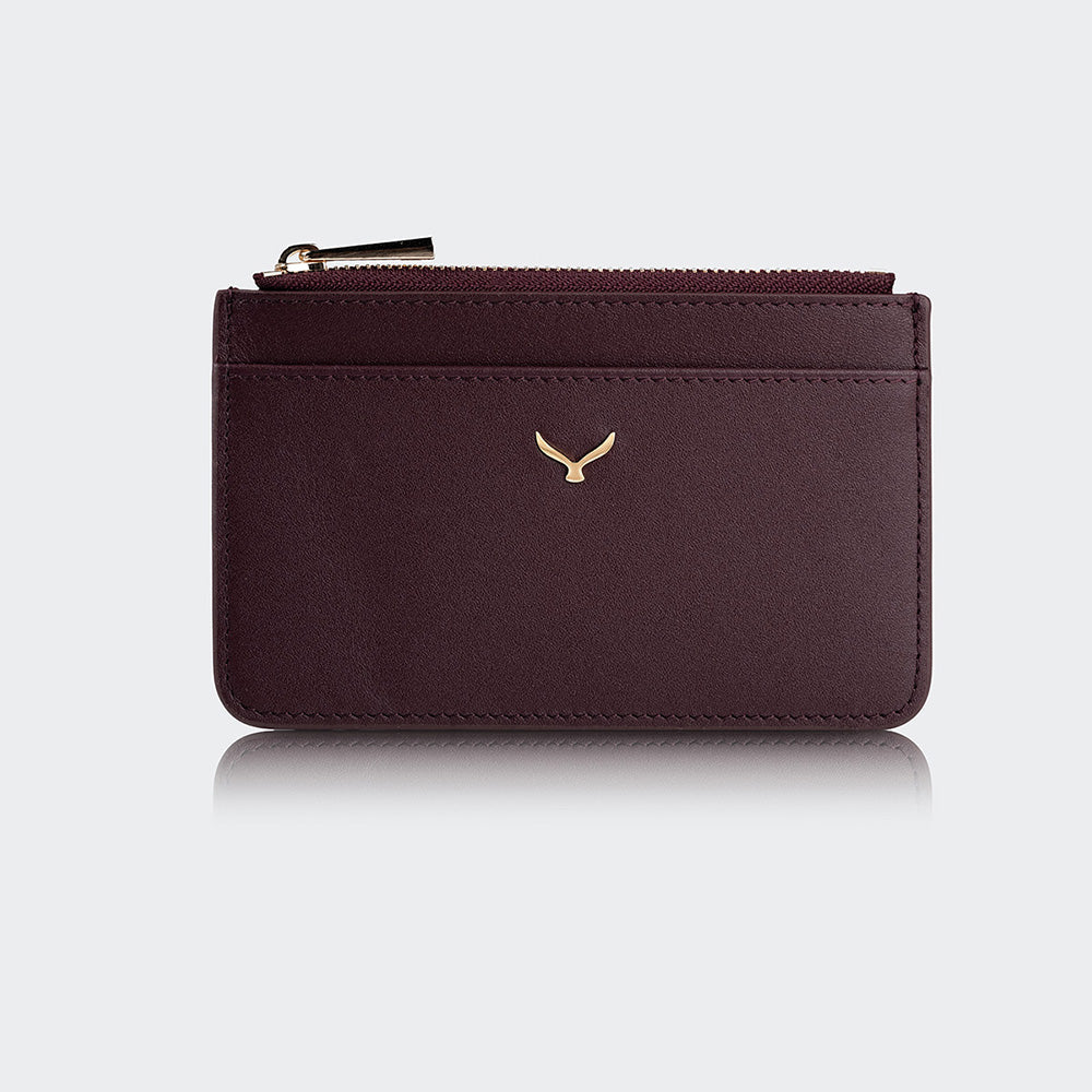 5507 Women Leather Card Holder With Zipper