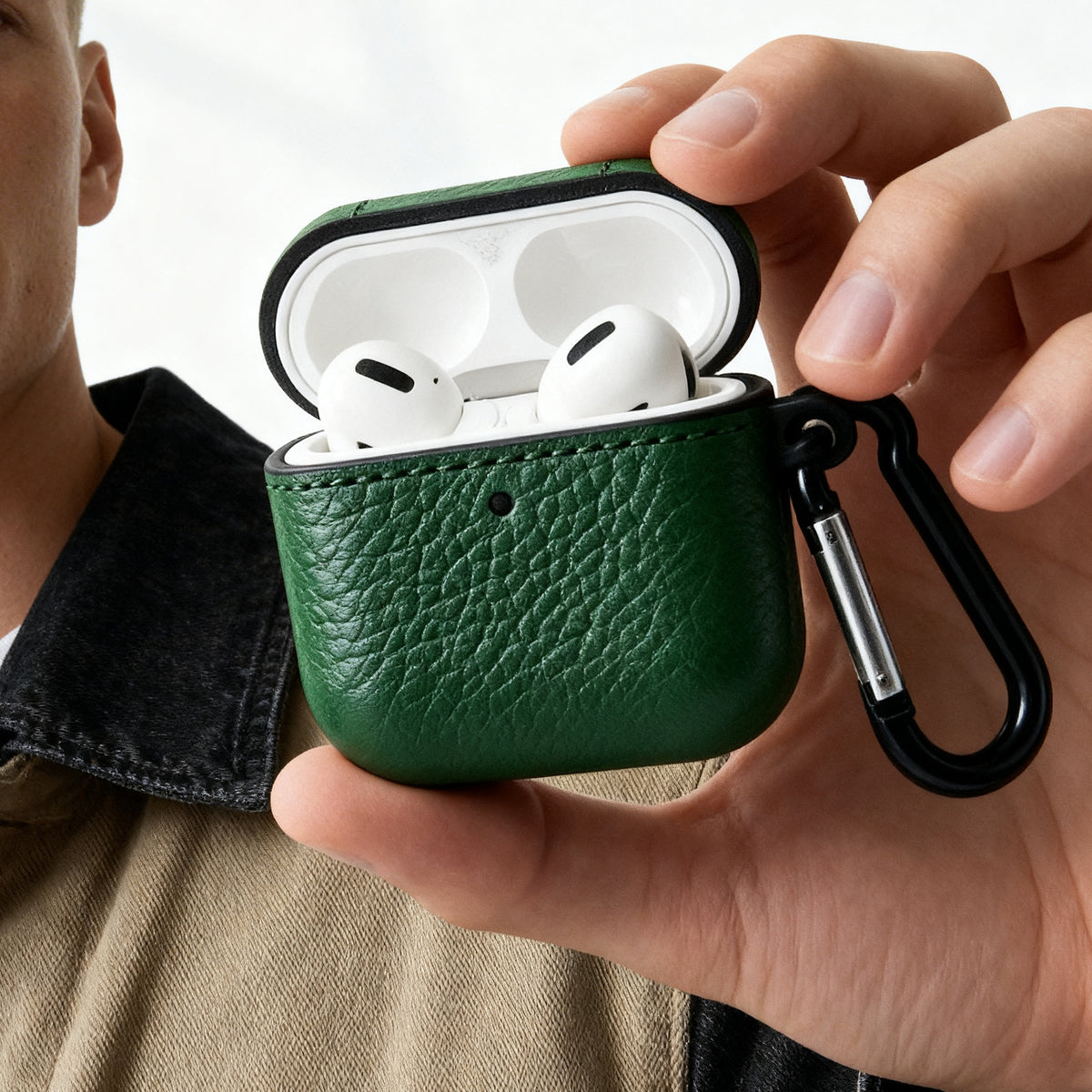 Juni Leather AirPods Pro 1 and AirPods Pro 2 Case