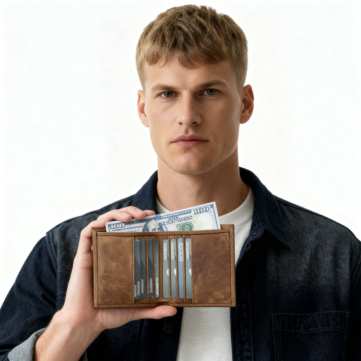 Yetta Leather Card Holder