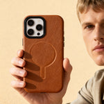 iPhone 16 Pro/Max Leather Case: Ultra-Slim MagSafe Cover (Forte)