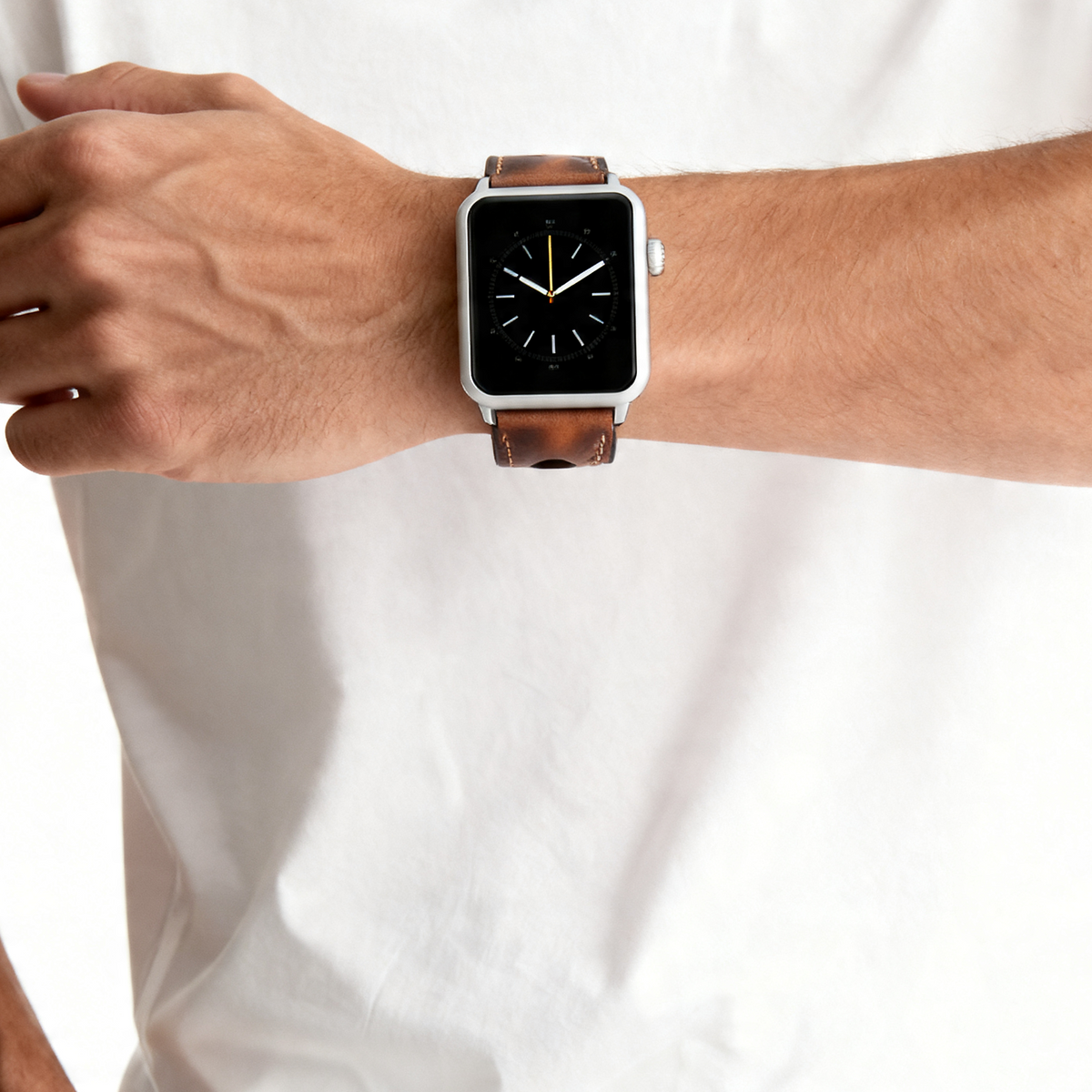 Holo Leather Apple Watch Band