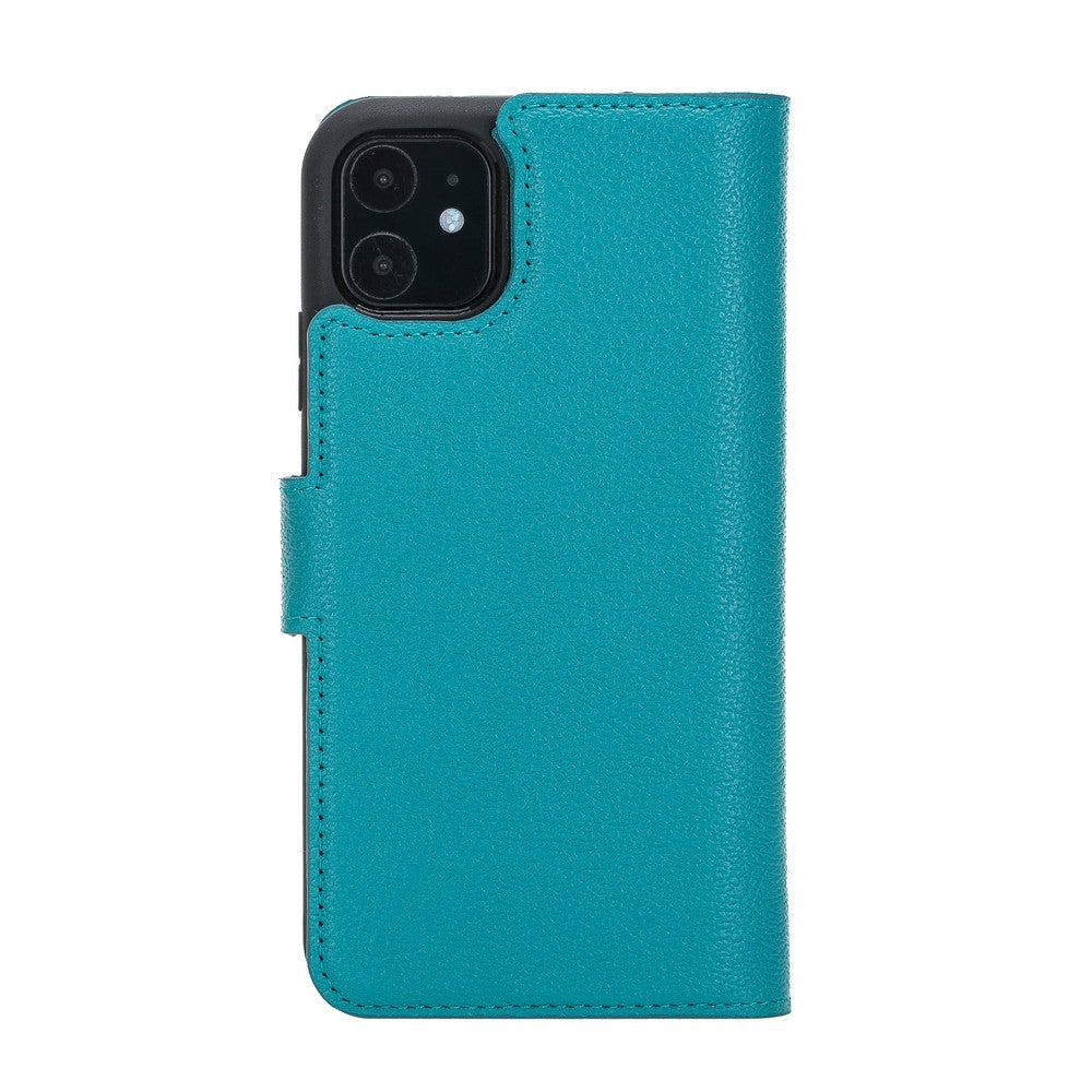 Apple iPhone 11 Series Compatible Leather Wallet Case