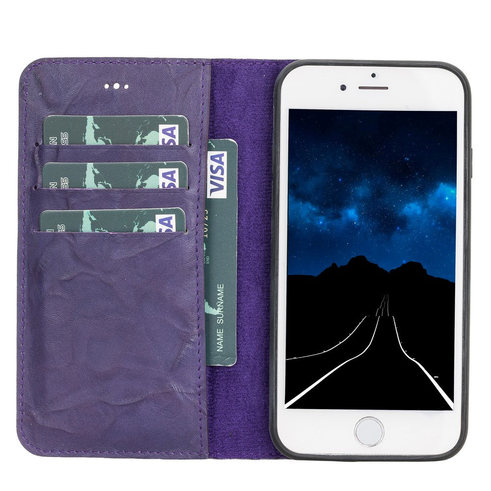 Apple iPhone 7-8 Series Leather Wallet Case
