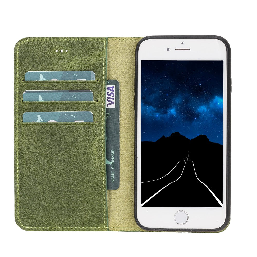 Apple iPhone 7-8 Series Leather Wallet Case