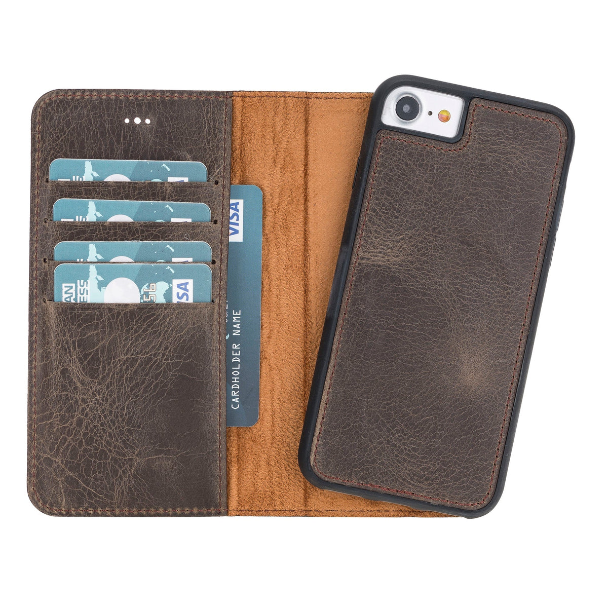 Apple iPhone 7-8 Series Leather Wallet Case