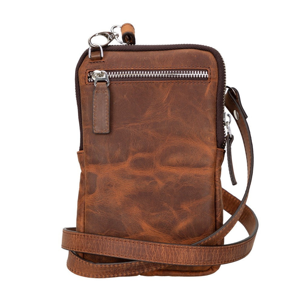 Fuco Real Leather Men's Crossbody Bag