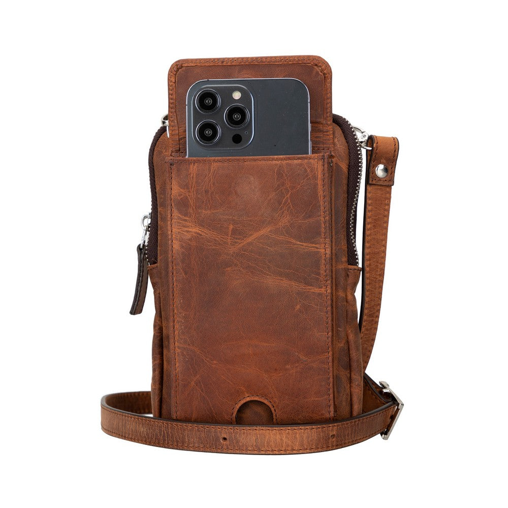 Fuco Real Leather Men's Crossbody Bag