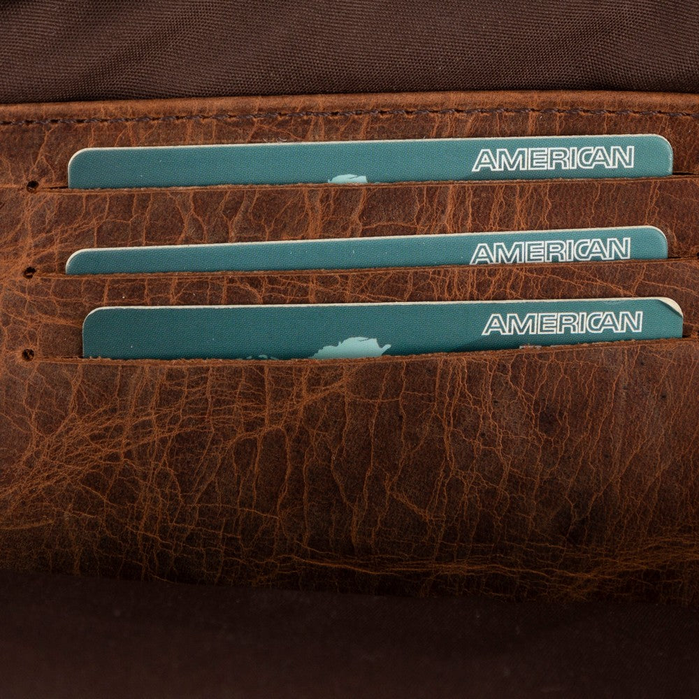 Fuco Real Leather Men's Crossbody Bag