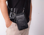 Fuco Real Leather Men's Crossbody Bag
