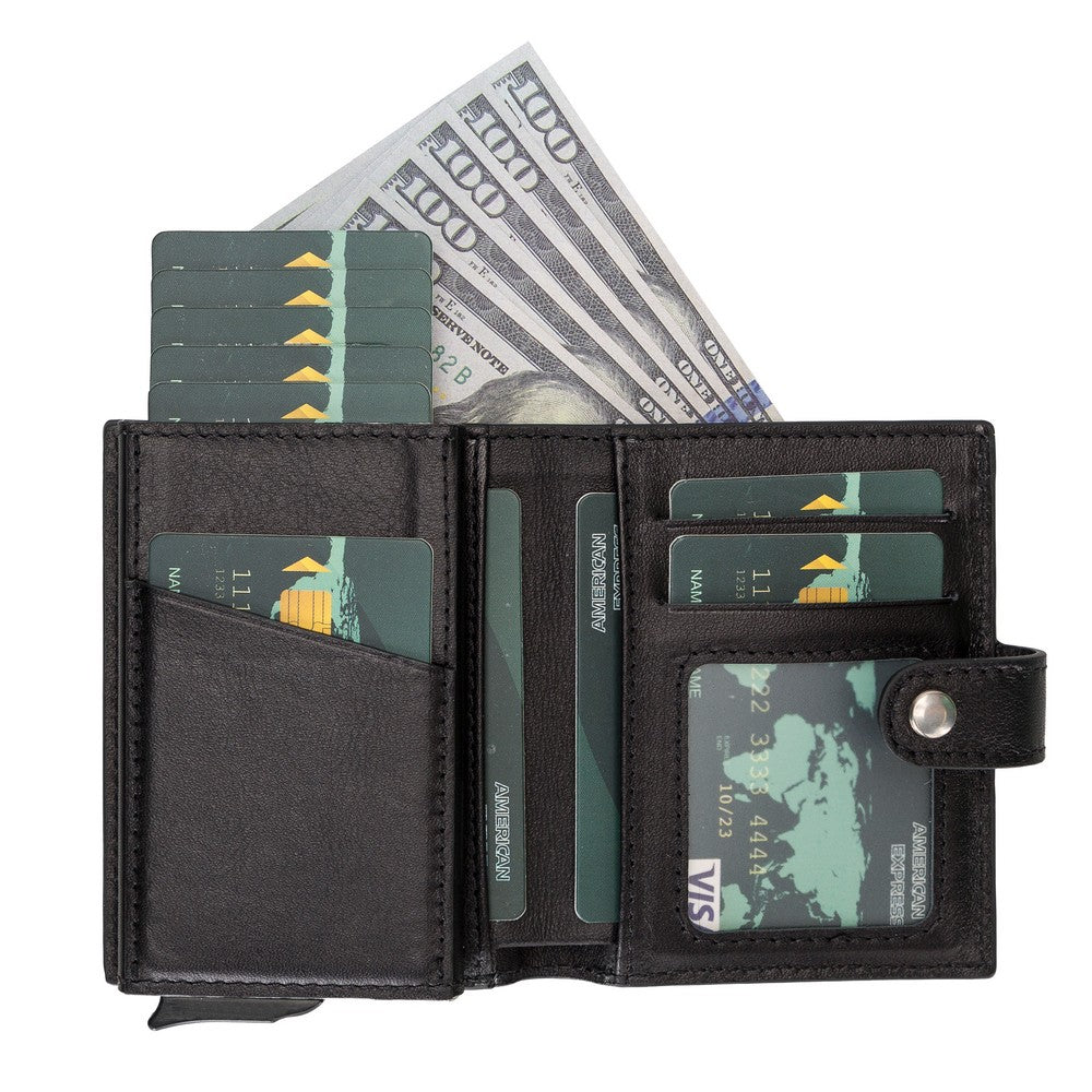Minimalist Leather Smart Wallet – RFID Blocking Card Holder (Venus)