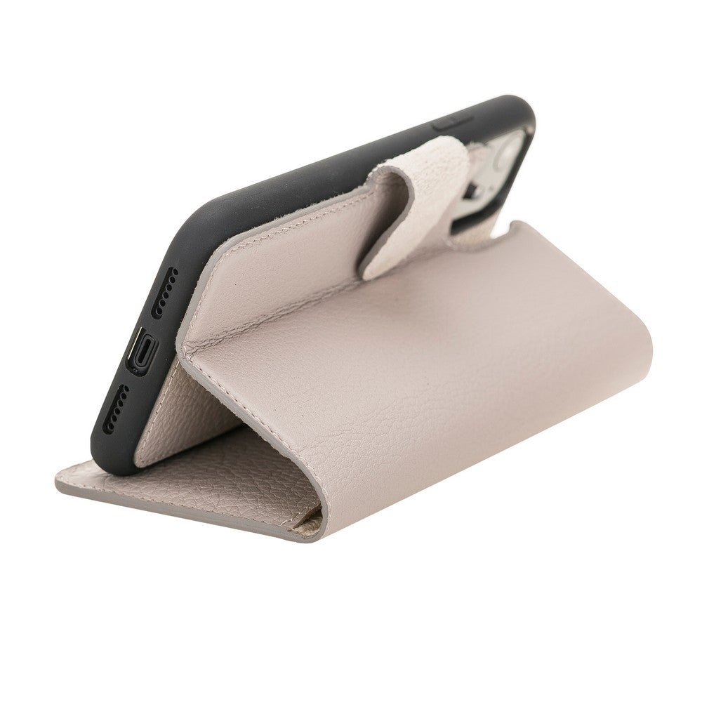 Apple iPhone 11 Series Compatible Leather Wallet Case