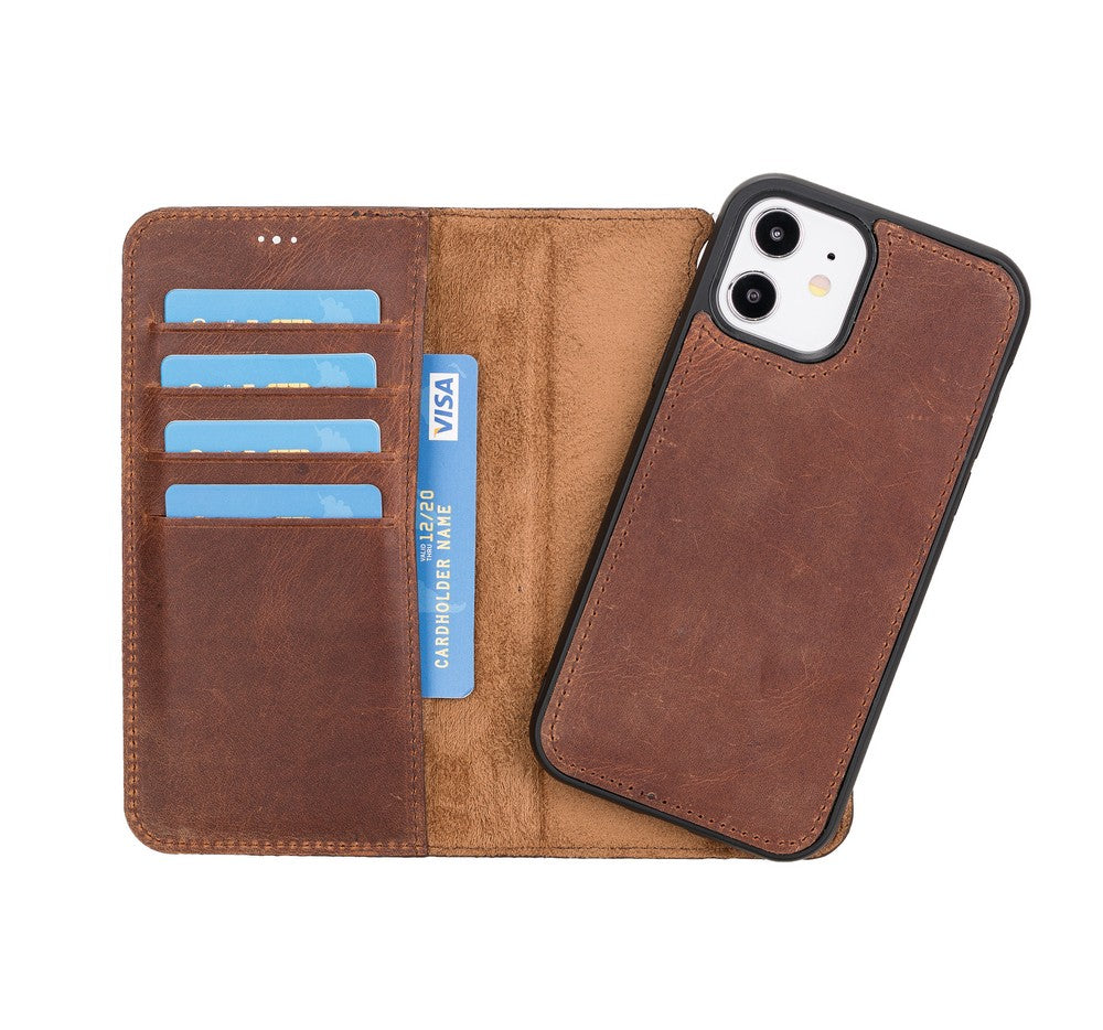 Apple iPhone 12 Series Leather Wallet Case