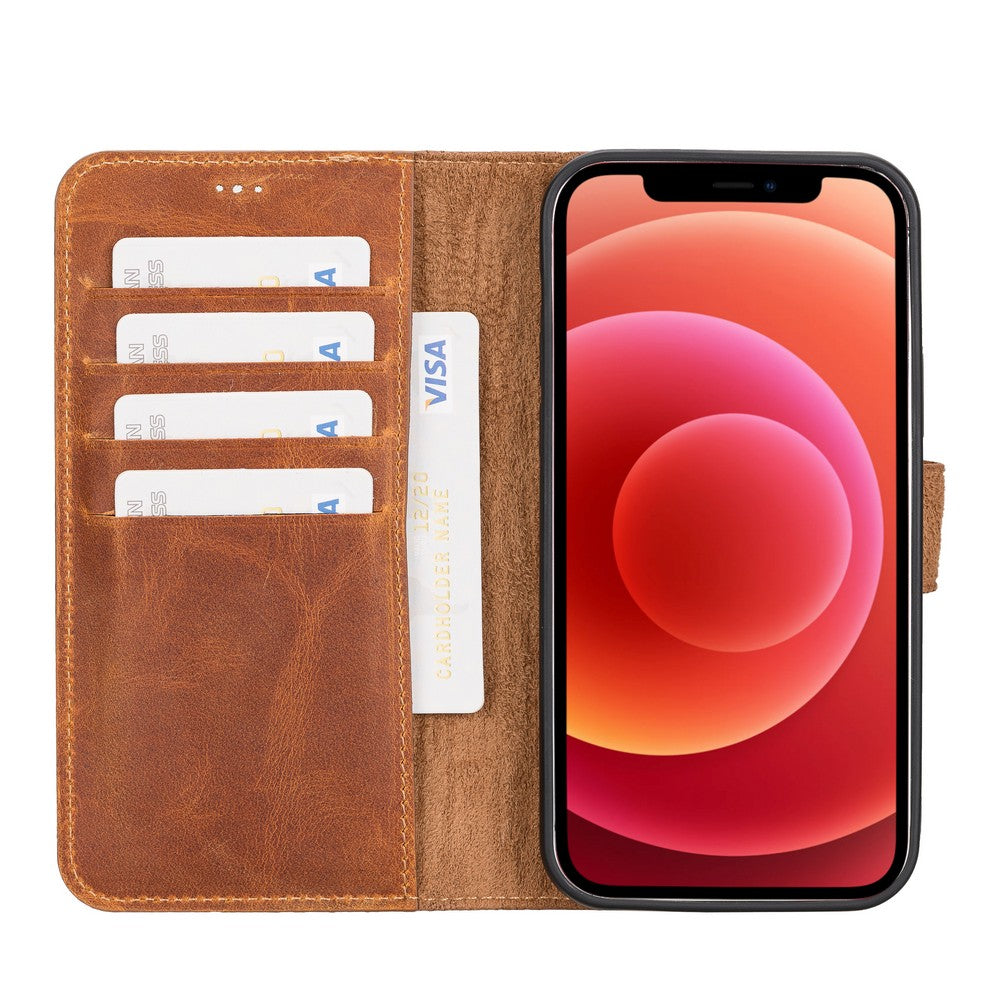 Apple iPhone 12 Series Leather Wallet Case