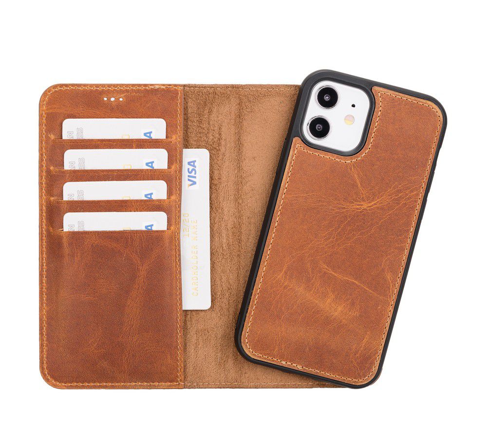 Apple iPhone 12 Series Leather Wallet Case