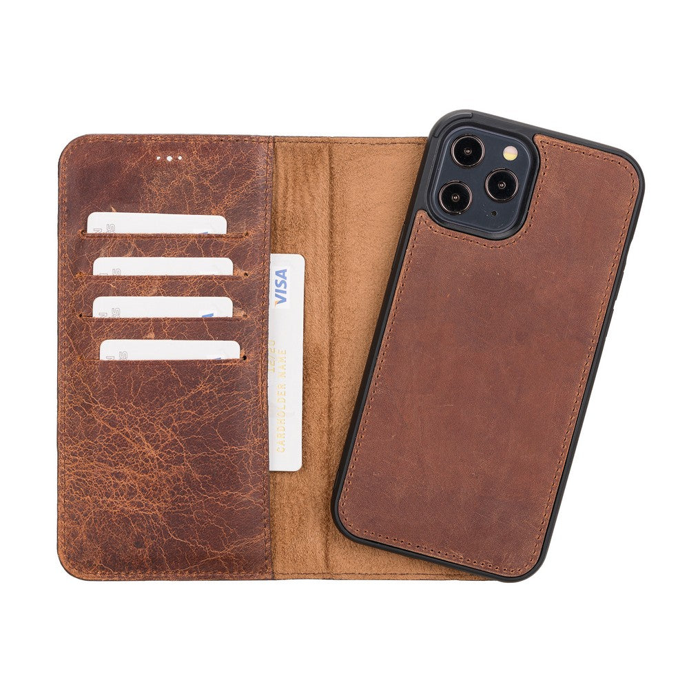 Apple iPhone 12 Series Leather Wallet Case
