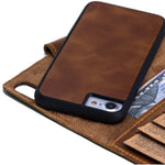 Santa iPhone SE / 8 / 7 Leather Detachable Wallet Case