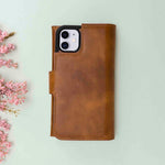 Apple iPhone 11 Series Leather Wallet Case Santa