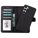 Leather Wallet Case for Samsung Galaxy S23, Plus, Ultra, RFID Blocking, Card Holder, Wireless Charging Compatible (Evervale)
