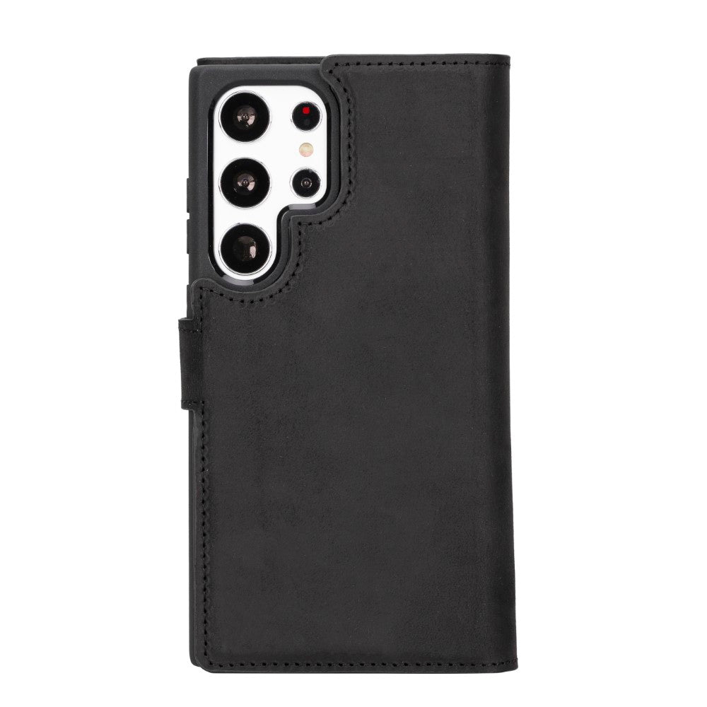 Samsung Galaxy S23 Ultra Leather Wallet Case Santa