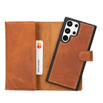 Samsung Galaxy S23 Ultra Leather Wallet Case Santa