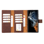 Samsung Galaxy S23 Ultra Leather Wallet Case Santa