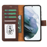 Leather Wallet Case for Samsung Galaxy S23, Plus, Ultra, RFID Blocking, Card Holder, Wireless Charging Compatible (Evervale)