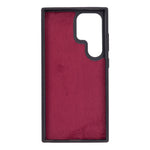 Leather Samsung Galaxy S24, Plus and Ultra Case, Suede Interior, Wireless Charge, Magnetic (Aurora)