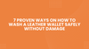 7 Proven Ways on How to Wash a Leather Wallet Safely Without Damage