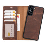 Liluri Samsung Galaxy S21 Plus Detachable Leather Wallet Case