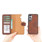 Samsung Galaxy S24 Leather Wallet Case
