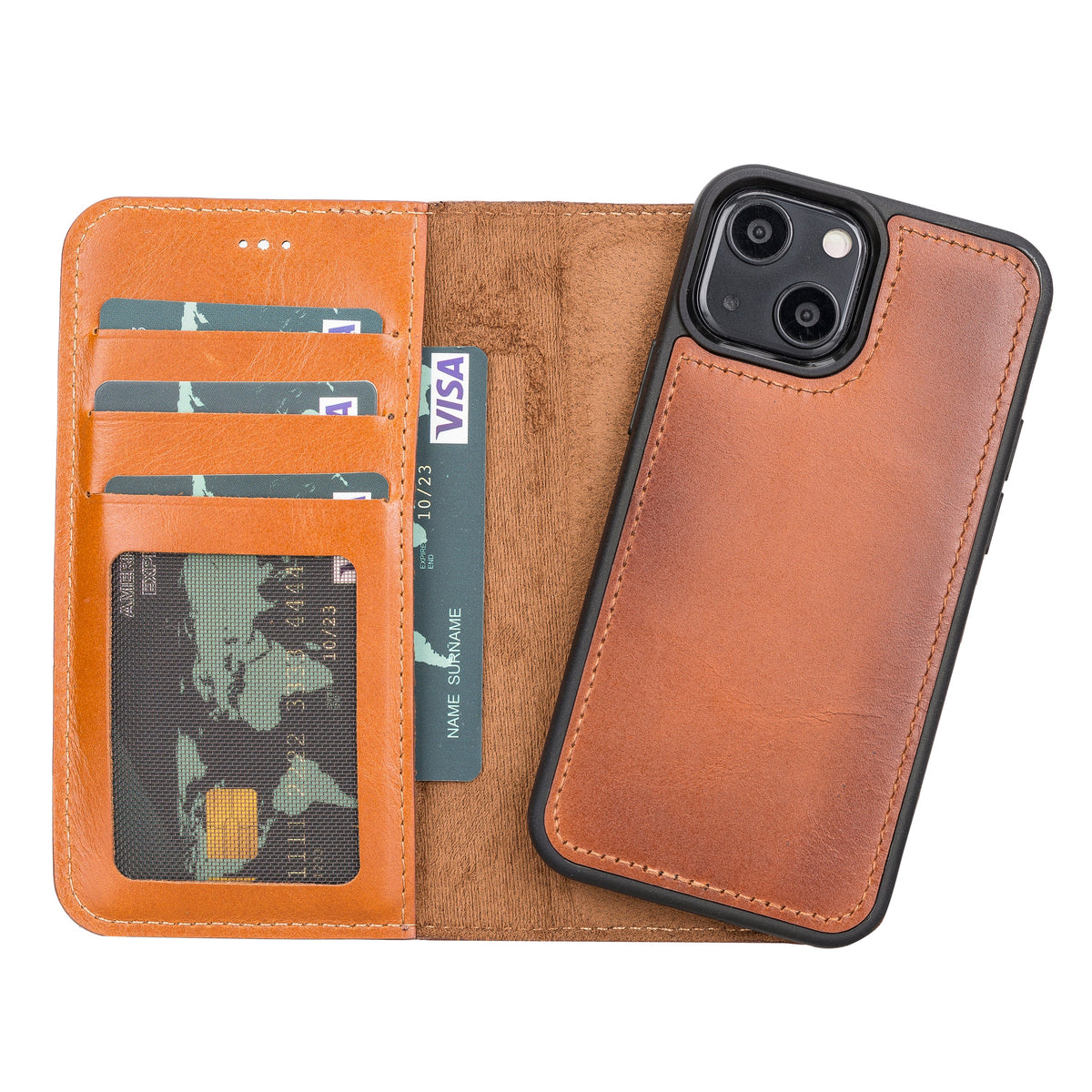 Magic iPhone 13 Pro Max and 13 Pro Series Detachable Leather Wallet Case