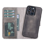 Magic iPhone 13 Pro Max and 13 Pro Series Detachable Leather Wallet Case