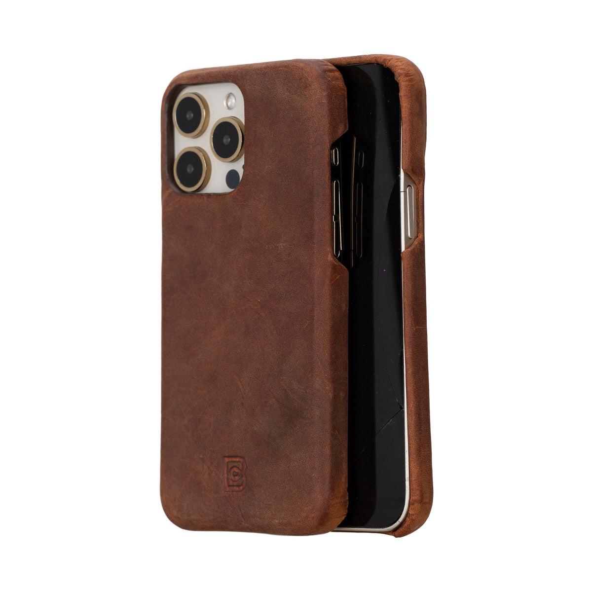 Stax iPhone 16 Series Full Genuine Leather Back Cover