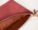 Luna Leather Makeup Bag