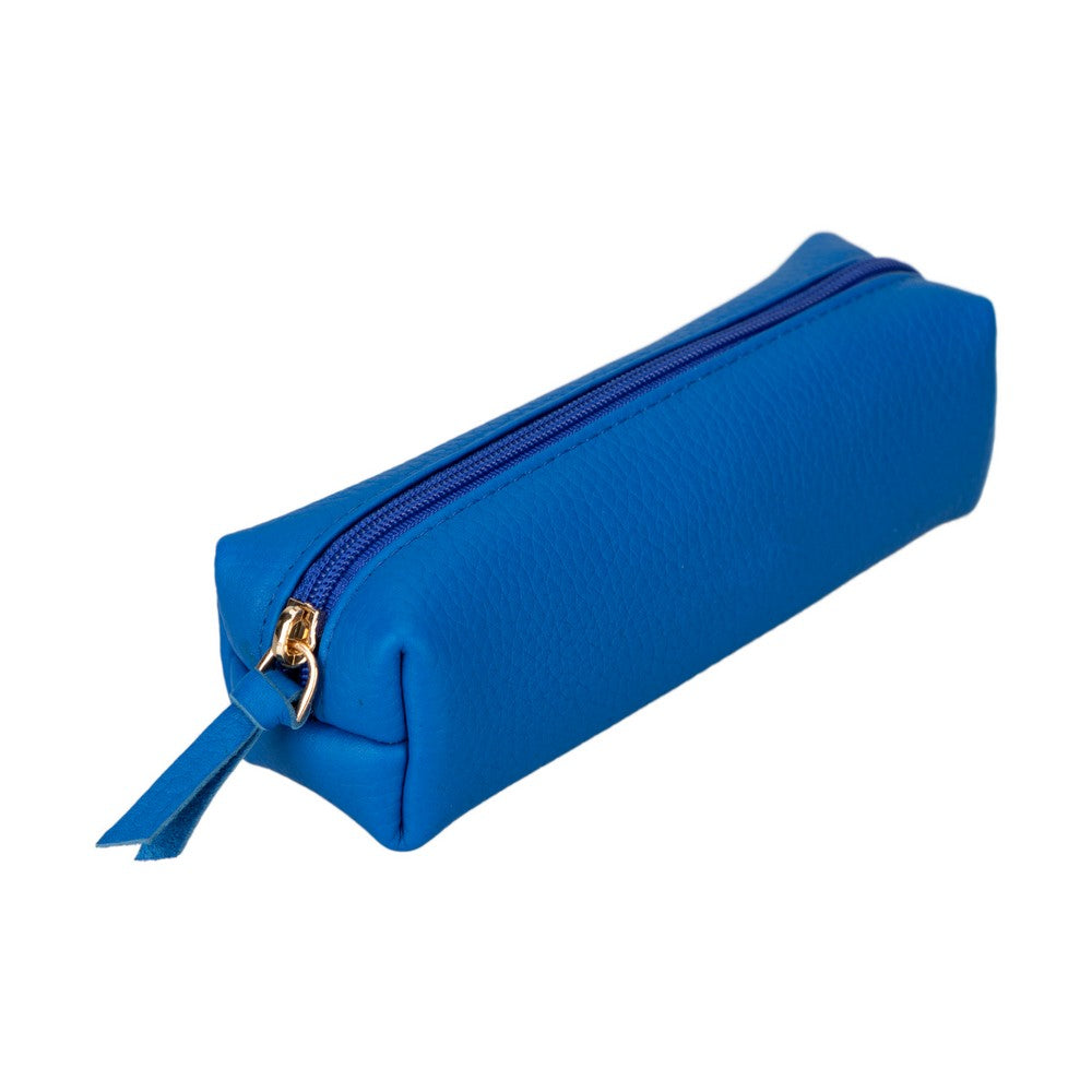 Leather Pencil Case – Genuine Leather Multipurpose Pouch for Office, Tools & Cosmetics (Lilia)