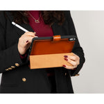 Leather iPad Mini 8.3" Case: Slim Folio Cover with Pen Holder (Astar)