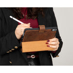 Leather iPad Mini 8.3" Case: Slim Folio Cover with Pen Holder (Astar)