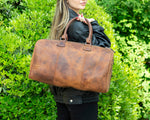 Matilda Leather Weekend Duffle Bag