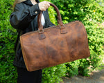 Matilda Leather Weekend Duffle Bag